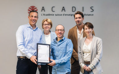 Le groupe Acadis obtient la nouvelle certification eduQua 2021